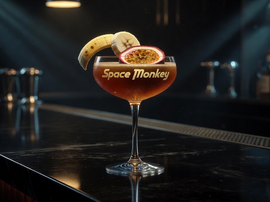 Cóctel signature de Space Monkey Bar